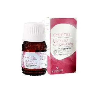 L-9 Uva Ursi Complex 30 ml Drops by Lehning Laboratories, product package on white background