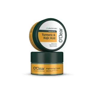 O'Clear Brightening Cream by Paul Brooks, product pack on a white background