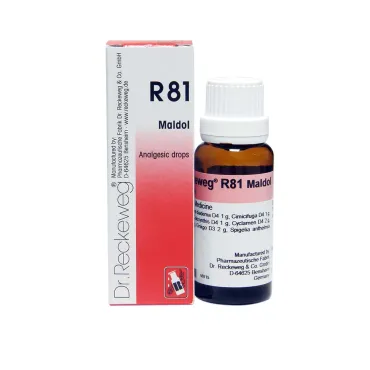 R81 Analgesic Drops by Dr. Reckeweg, 22ml pack