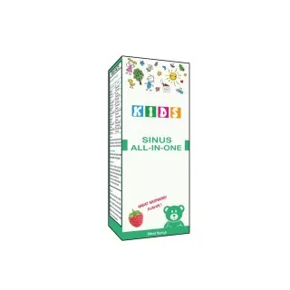 Sinus all in one by Dr Zia Pharma, product pack centered on a white background