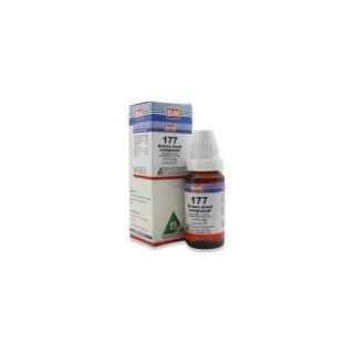 BM 177 Drops homeopathic drops by BM Homoeopathic Pharmaceuticals on a pure white background