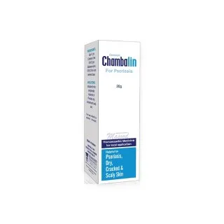 Chambalin Ointment 20 g by Dr. Masood, original packaging on a white background