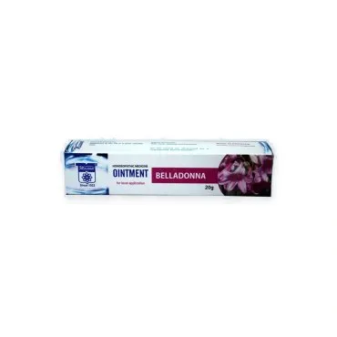 Belladonna Ointment 20 g by Dr. Masood, original packaging on a white background