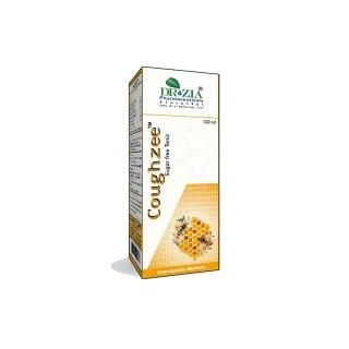 Coughzee by Dr Zia Pharma, product pack centered on a white background