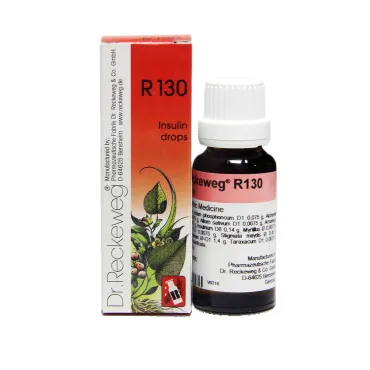 R130 Insulin Drops by Dr. Reckeweg, 22ml pack