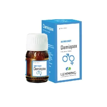 Damiapax 30 ml Drops by Lehning Laboratories, product package on white background