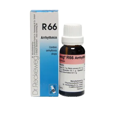 R66 Cardiac Arrhythmia Drops by Dr. Reckeweg, 22ml pack