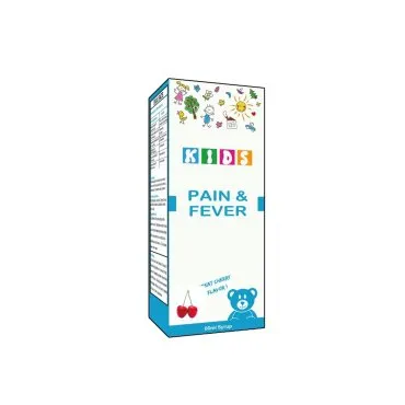 Pain & Fever by Dr Zia Pharma, product pack centered on a white background