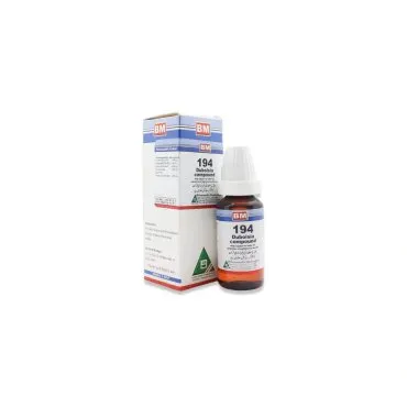 BM 194 Drops homeopathic drops by BM Homoeopathic Pharmaceuticals on a pure white background