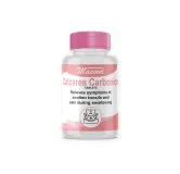 Calcarea Carbonica Tablets by Dr. Masood, original bottle on a white background