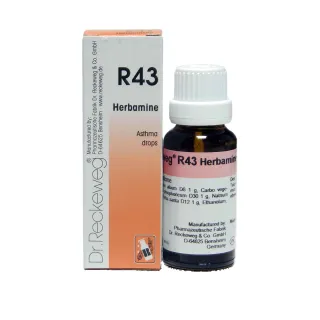 R43 Asthma Drops by Dr. Reckeweg, 22ml pack