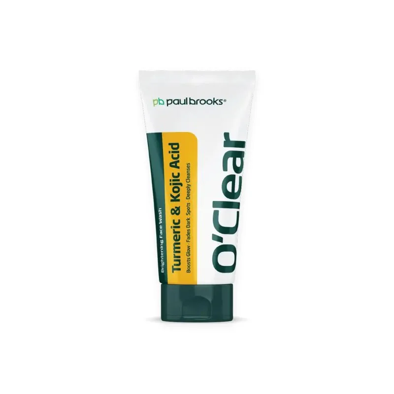 O'Clear Brightening Face Wash by Paul Brooks, product pack on a white background