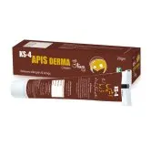 KS 04 APIS DERMA Cream (With Olive Oil) 20 g, Kamal Laboratories product pack on a white background