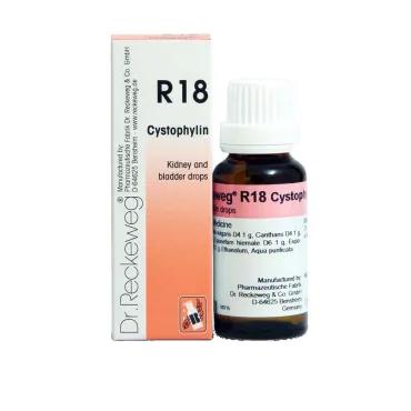 R18 Kidney and Bladder Drops by Dr. Reckeweg, 22ml pack