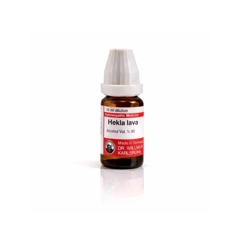 Hekla Lava mixed pack formats homeopathic dilutions and tablets bottle or pack on white background