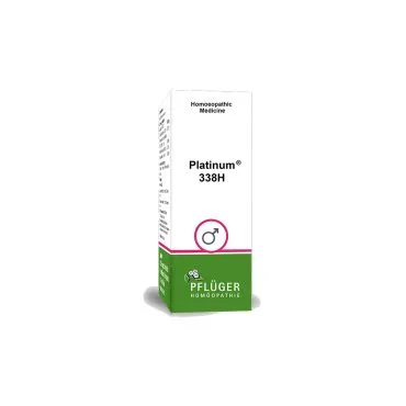 Platinum 338H by Pflüger, product carton centered on a white background