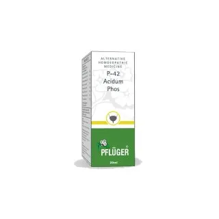 P-42 Acidum phos by Pflüger, product carton centered on a white background