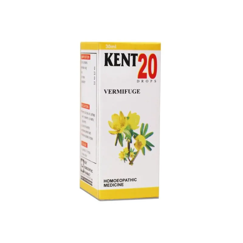 Kent 20 Drops product packaging
