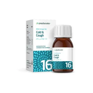 Cold & Cough by Paul Brooks, product pack on a white background