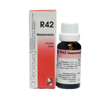 R42 Varicosis Drops by Dr. Reckeweg, 22ml pack