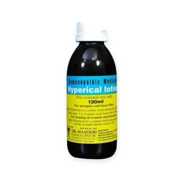 Hyperical Lotion by Dr. Masood, original product packaging on a white background