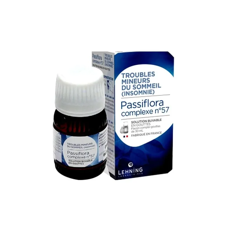 Passiflora 30 ml Drops by Lehning Laboratories, product package on white background