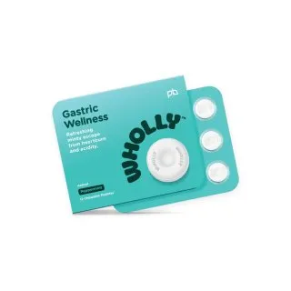 Wholly Gastric Wellness by Paul Brooks, product pack on a white background