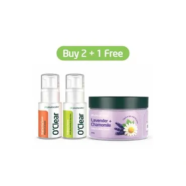 Brightening + Radiance Bundle by Paul Brooks, product pack on a white background
