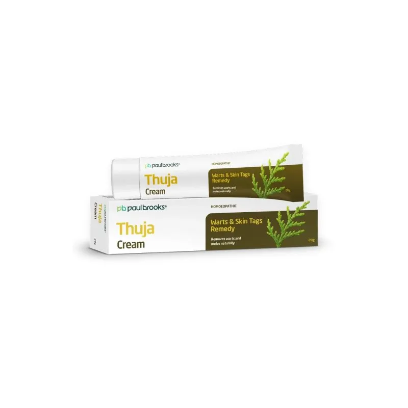 Thuja Cream by Paul Brooks, product pack on a white background