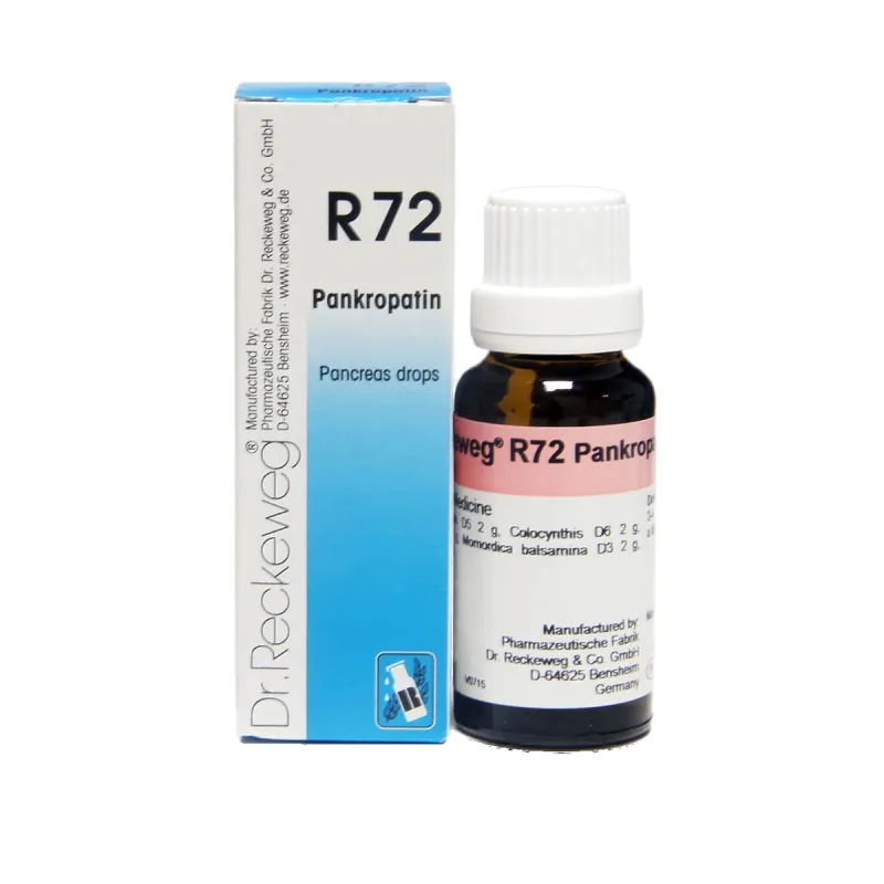 R72 Pancreas Drops by Dr. Reckeweg, 22ml pack