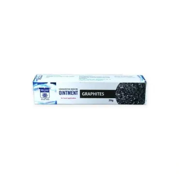 Graphites Ointment 20 g by Dr. Masood, original packaging on a white background