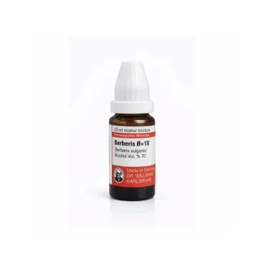 Berberis Vulgaris mixed pack formats homeopathic dilutions and tablets bottle or pack on white background