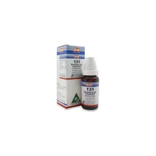 BM 131 Drops homeopathic drops by BM Homoeopathic Pharmaceuticals on a pure white background