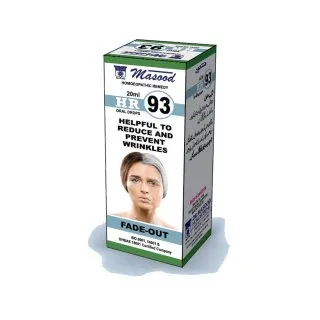 Dr. Masood HR-93 Fade-Out homeopathic drops 20 ml product package on a white background