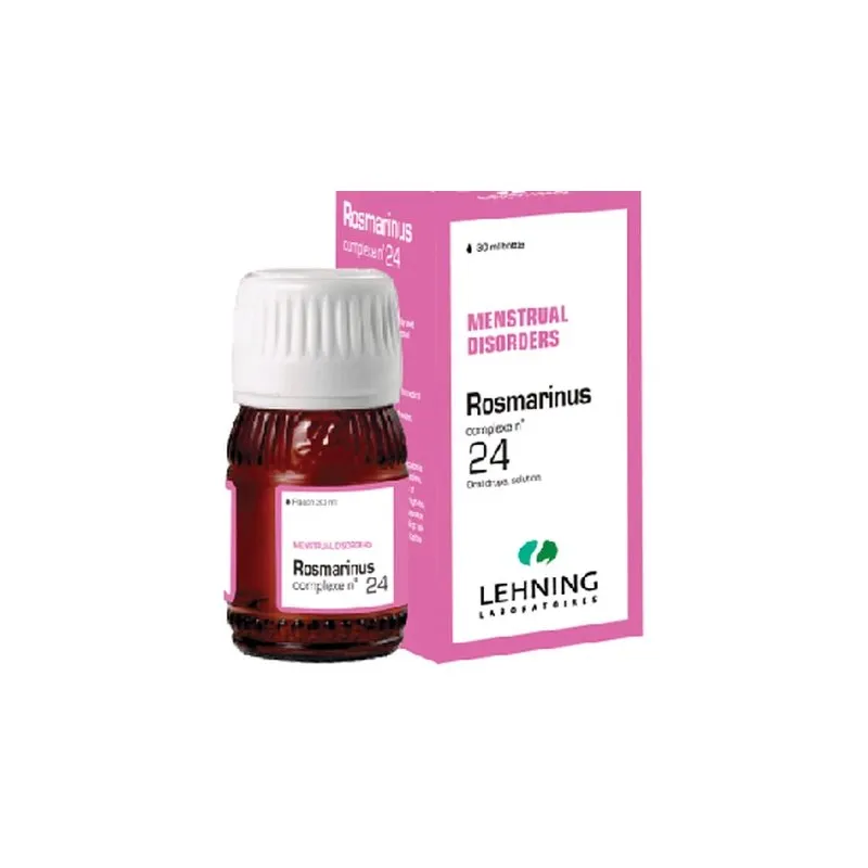 L-24 Rosmarinus Complex 30 ml Drops by Lehning Laboratories, product package on white background