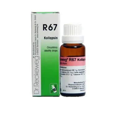 R67 Circulatory Debility Drops by Dr. Reckeweg, 22ml pack