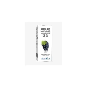 Grape Buds Extract product packaging on a white background