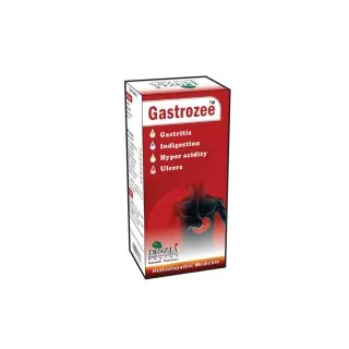 Gastrozee by Dr Zia Pharma, product pack centered on a white background