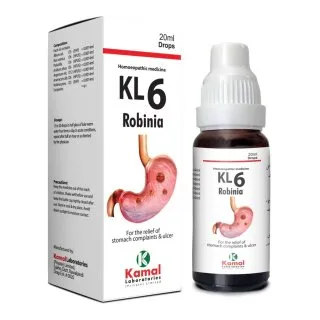 KL 6 (ROBINIA) 20 ml, Kamal Laboratories product pack on a white background