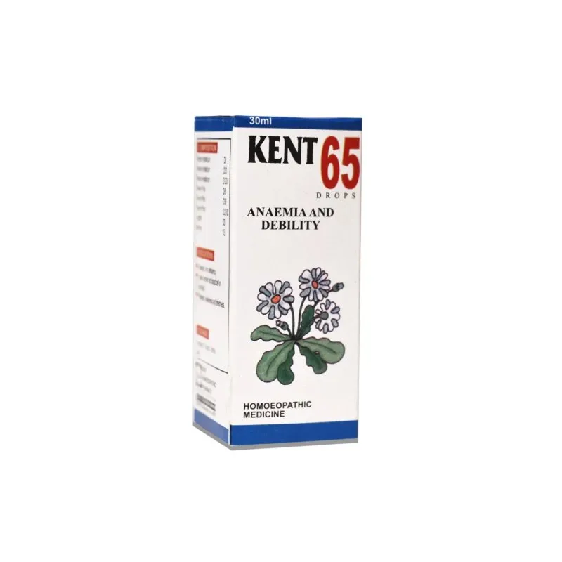 Kent 65 Drops product packaging