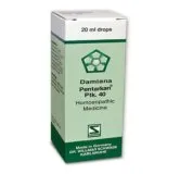 Damiana Pentarkan Ptk. 40 20ml Drops by Dr. Willmar Schwabe, original homeopathic packshot on white background