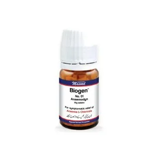 Biogen 01 Anaemodyn 20 g tablets by Dr. Masood on a white background