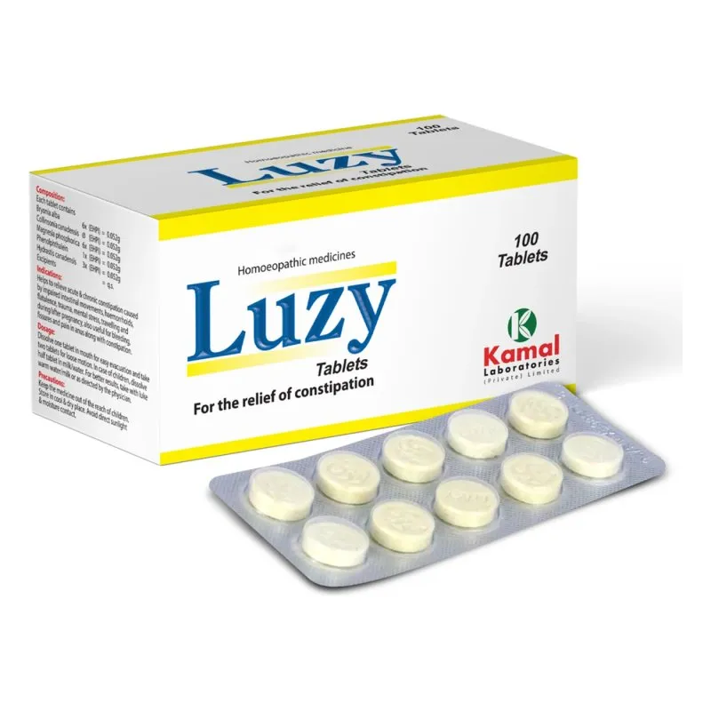 Luzy (Tablets), Kamal Laboratories product pack on a white background