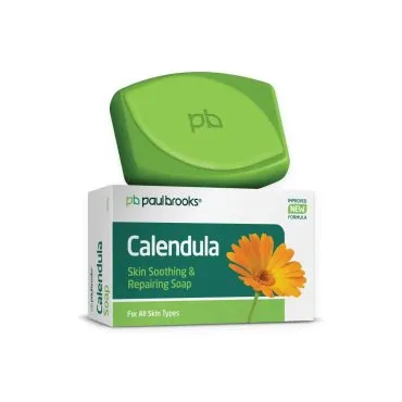 Calendula Soap by Paul Brooks, product pack on a white background