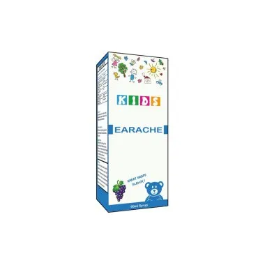 Earache by Dr Zia Pharma, product pack centered on a white background