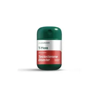 T-More Capsules by Paul Brooks, product pack on a white background