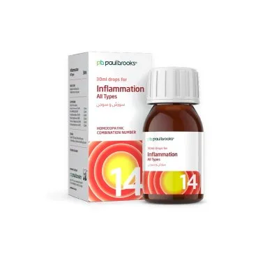 Inflammation by Paul Brooks, product pack on a white background