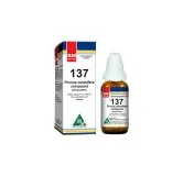 BM 137 Drops homeopathic drops on a pure white background