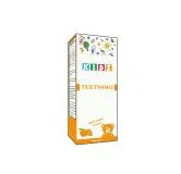 Teething by Dr Zia Pharma, product pack centered on a white background