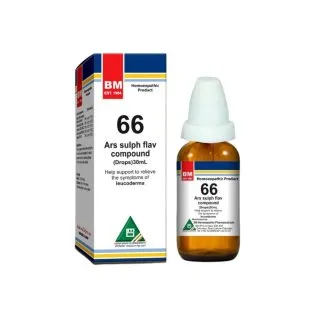 BM 66 Drops homeopathic drops on a pure white background